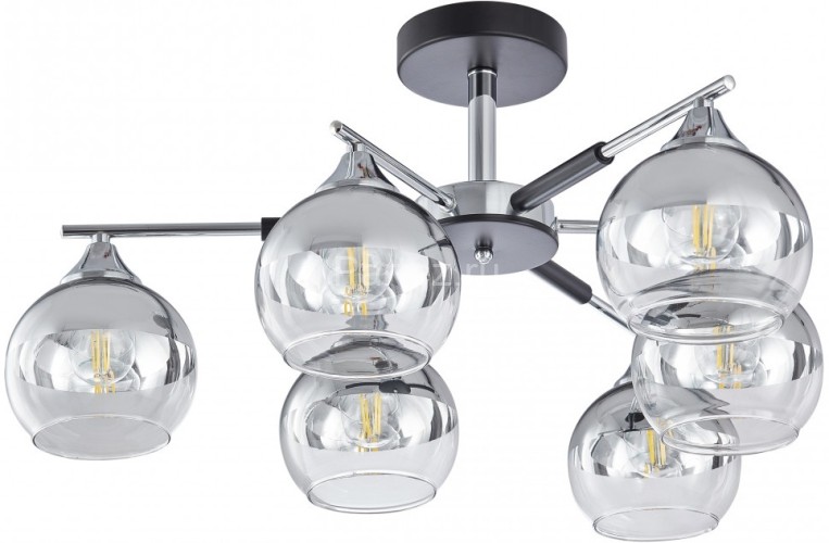 Потолочная люстра Arte Milano 339354/6 CR+BK