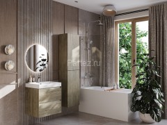 Шкаф - колонна Roca Ona 1750 подвесной, темный вяз (A857635511)