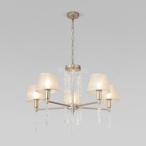 Подвесная люстра Eurosvet 60148/5 матовое золото