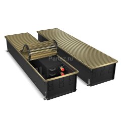 Конвектор внутрипольный Royal Thermo ATRIUM-190/300/2200-DG-U-LB