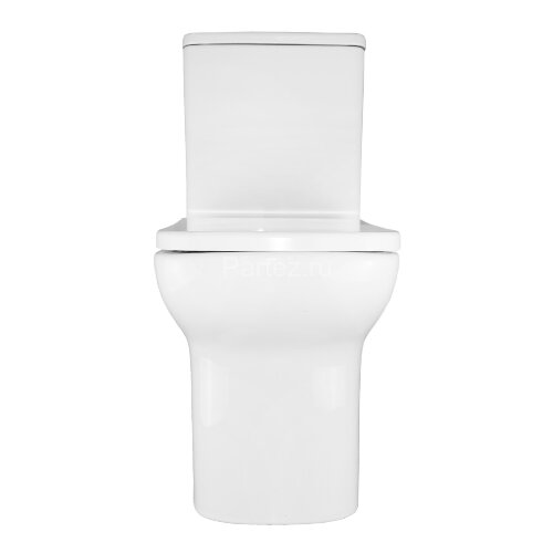 Унитаз-компакт Azario Alba 620х405х805 напольный, безободковый, с сиденьем микролифт (AZ-8323)