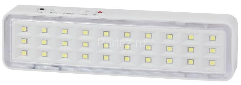 Светильник светодиодный DBA-101-0-20 30LED 5ч IP20 аварийный непостоянный Эра Б0044394