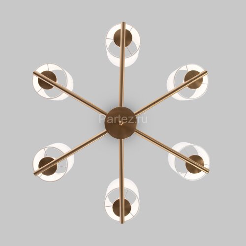 Подвесная люстра Eurosvet 60146/6 латунь