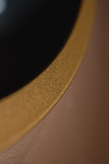 Зеркало AZARIO Monaco-GOLD d1000 бесконтактный сенсор, золотая рамка (LED-00002767)