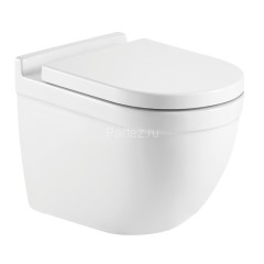 Сет AZARIO инсталляция с панелью смыва + унитаз Fora с сиденьем микролифт+ клавиша 0010, хром матовы