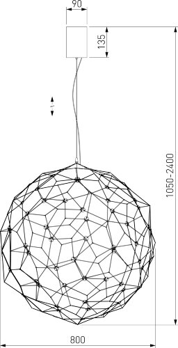 Подвесной светильник Bogate's 452/1