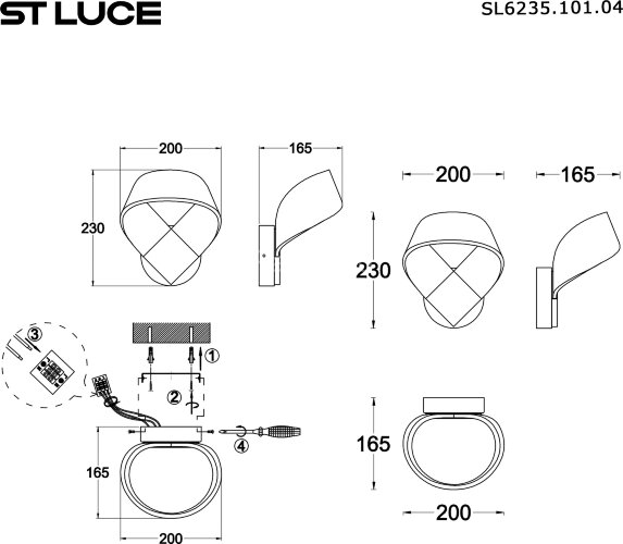 Бра ST Luce SL6235.101.04