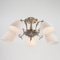 Потолочная люстра Eurosvet 22010/5 античная бронза