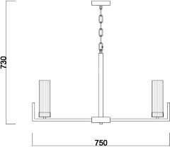 Подвесная люстра Freya FR5214PL-08CH