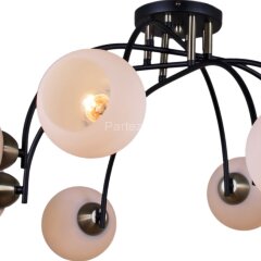 Потолочная люстра ILLUMICO IL0250-8CSQ-79 BK AB