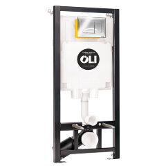 Комплект инсталляция OLI 80 ECO + подвесной унитаз Kale BABEL с сиденьем микролифт +панель слива Riv