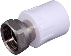 Муфта с накидной гайкой PPRC 25х3/4" MeerPlast