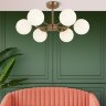 Потолочная люстра Eurosvet 70154/6 латунь
