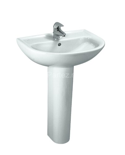 Раковина подвесная Laufen Pro B 60х48х16,5 см, 1 отверстие для смесителя, с переливом, глазурованная