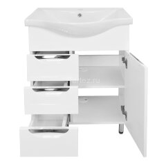 Комплект тумба Стиль- 60/3 600х840х460 с раковиной Basic 60 (CS00070537)