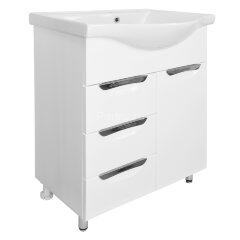 Комплект тумба Стиль- 60/3 600х840х460 с раковиной Basic 60 (CS00070537)
