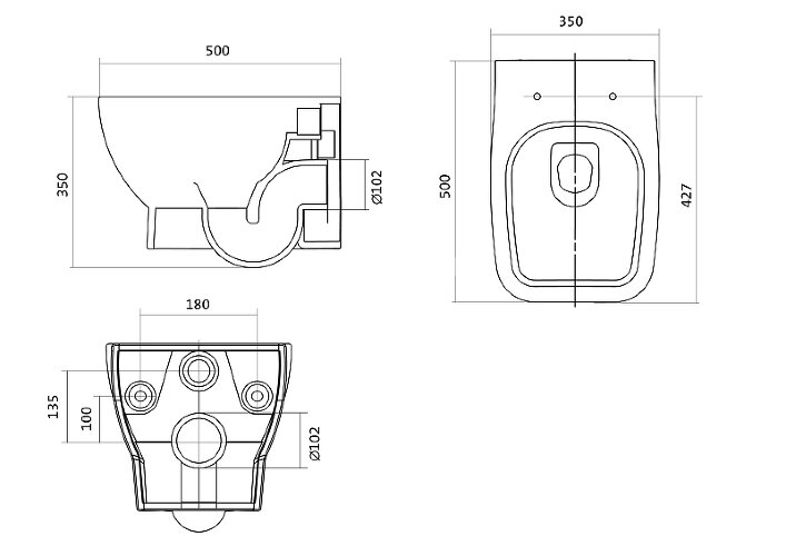 Пэк: Santek Нео подвесной унитаз + сиденье + инсталляция + панель смыва, хром глянец (1.WH50.1.543)