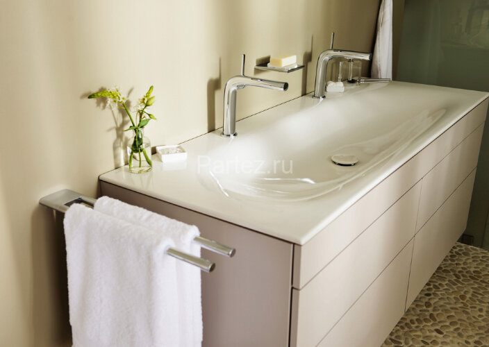 Держатель полотенца Keuco Edition 400 двойной, хром (11519010000)