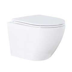 Сет AZARIO инсталляция с панелью смыва + Grado с сидением микролифт +клавиша 0120, хром глянцевый (A