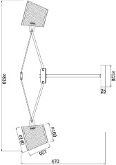 Потолочная люстра Freya FR5108PL-08CH