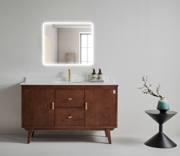 Зеркало AZARIO Lagos 1000х700 с подсветкой, сенсорный выключатель с функцией диммера, подогрев (AZ-Z