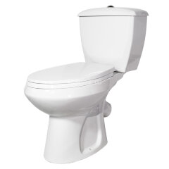 Унитаз-компакт Элисса Стандарт боковой подвод, с сиденьем, белый (43301130302)