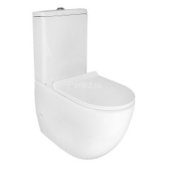 Унитаз-компакт Azario Mitta 620х340х810 напольный, безободковый, в комплекте с сиденьем микролифт (A