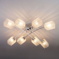 Потолочная люстра Eurosvet 30125/8 хром