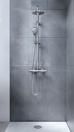 27185000 Croma 220 Showerpipe, душевая панель (с термостатом)