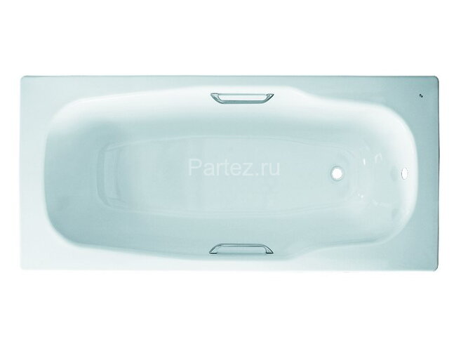 Ванна стальная BLB Atlantica 180x80x36, универсальная, с отверстиями для ручек
