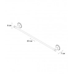 Полотенцедержатель трубчатый Fixsen Alfa, античная латунь (GR-9501)