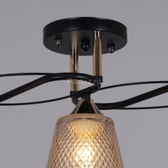 Потолочная люстра Reluce 06087-0.3-03 BK+FG