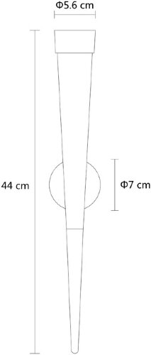 Бра Arte Lamp A6010AP-1BK