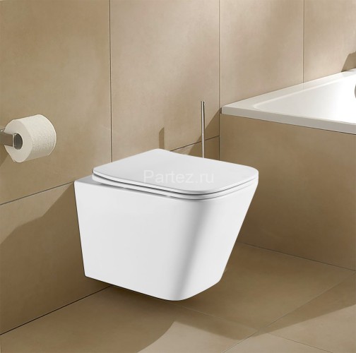 Сет AZARIO инсталляция + унитаз Teramo безободковый, с сиденьем микролифт, белый (AZ-8010-1000+AZ-00