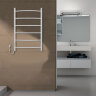 Полотенцесушитель электрический AZARIO VERONA 500/800 6 секций, диммер слева, белый (AZ04758W)