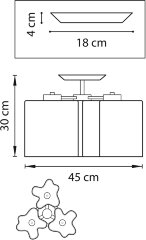 Потолочная люстра Lightstar 802037