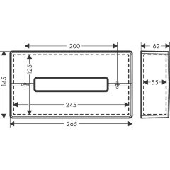 Держатель для салфеток Hansgrohe AddStoris, полированное золото (41774990)