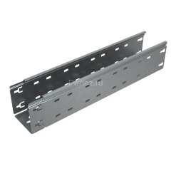 Лоток листовой перфорированный 100х100 L3000 сталь 0.7мм "БЫСТРЫЙ МОНТАЖ ПЛЮС" LPplus100-100-0.7-300