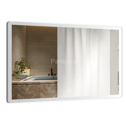 Зеркало AZARIO Lucia 1200х700 с подсветкой, сенсорный выключатель с функцией диммера (AZ-Z-063CS)
