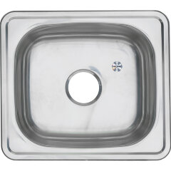 Мойка 4842 MELANA 0,8/180 врезная прямоугольная с сифоном (237 t *10)