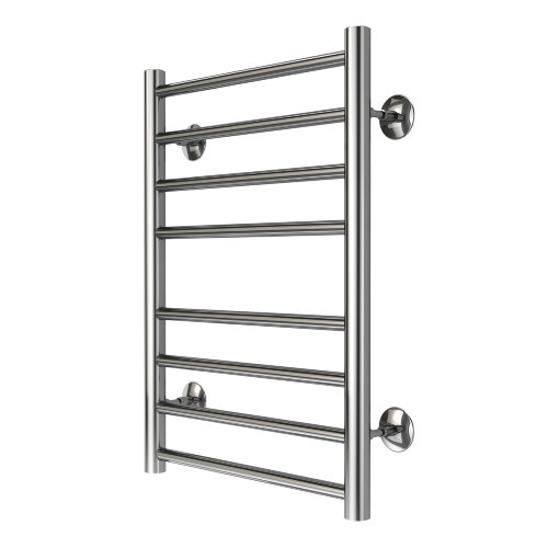 Полотенцесушитель водяной AZARIO PARMA 400/600 8 секций, нижнее/диагональное подключение, 1/2", хром