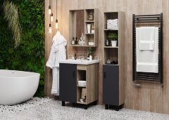 Тумба напольная Onika Тимбер 60.01 серый мат./дуб сонома (106116)