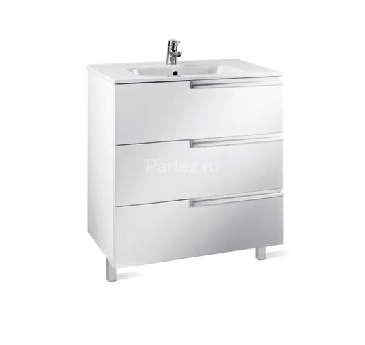 VICTORIA NORD Модуль д/раковины с 3-мя ящиками 600 мм, Ice Edition