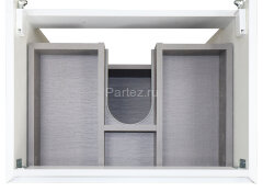 Комплект тумба Azario Velluto 60 600х450х660 подвесная, с раковиной Slim 60, белый матовый (CS000886