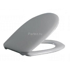 Крышка-сиденье для унитаза Haro Малибу стальное двухпозиционное крепление, белое (530750/531822)