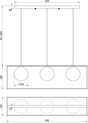 Подвесной светильник Freya FR5113PL-03G