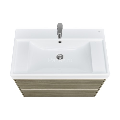 Тумба под раковину Roca Ona 800 подвесная, 2 ящика, темный вяз (A857630511)