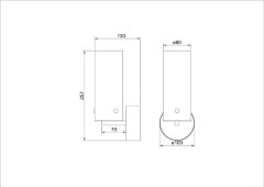 Бра Arte Lamp A3606AP-8BK