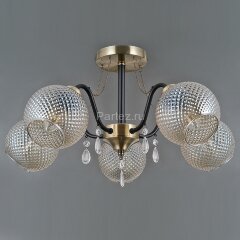 Потолочная люстра ILLUMICO IL0432-5CSQ-29 AB BK