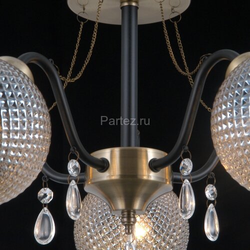 Потолочная люстра ILLUMICO IL0432-5CSQ-29 AB BK